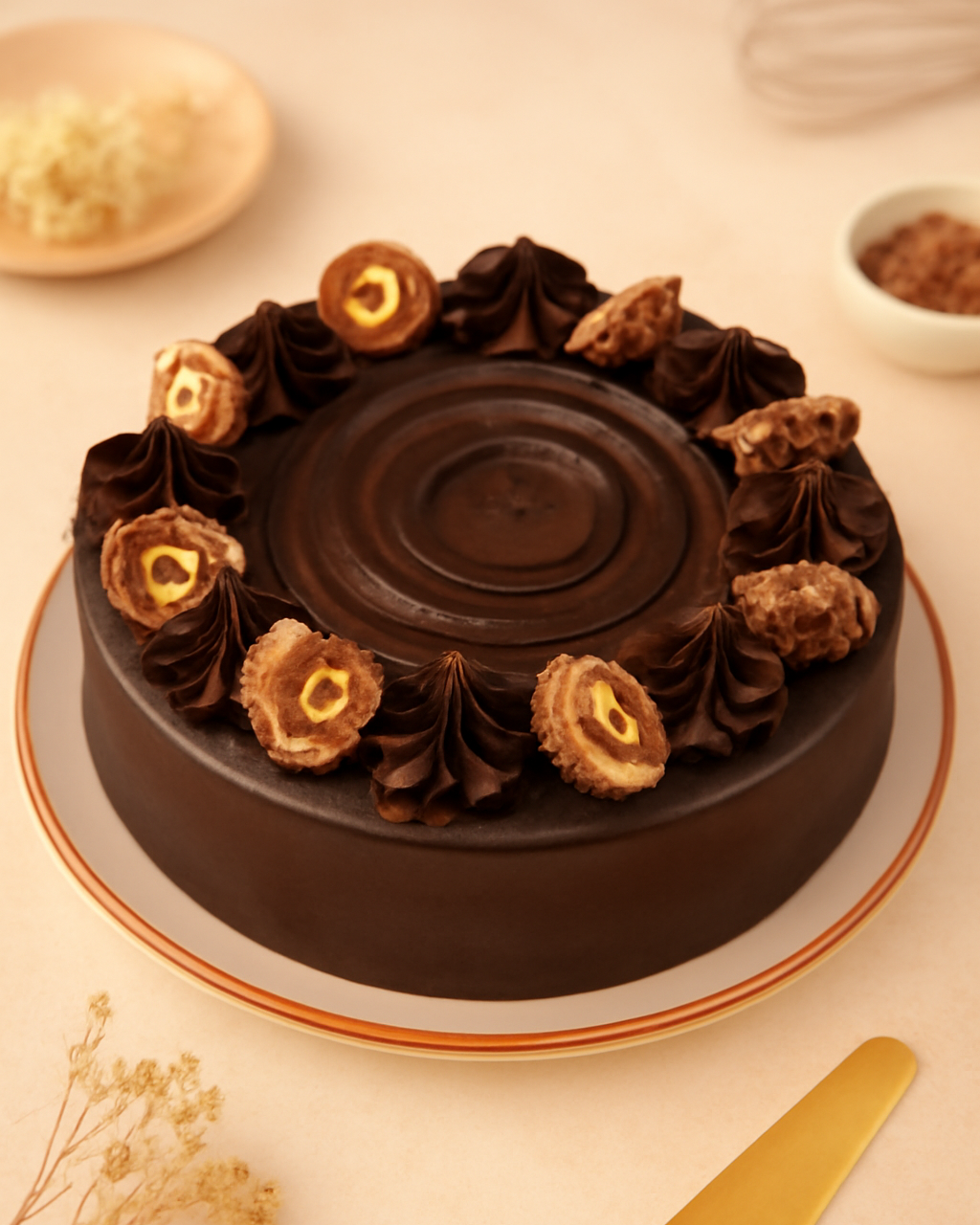 FERRERO ROCHER CAKE