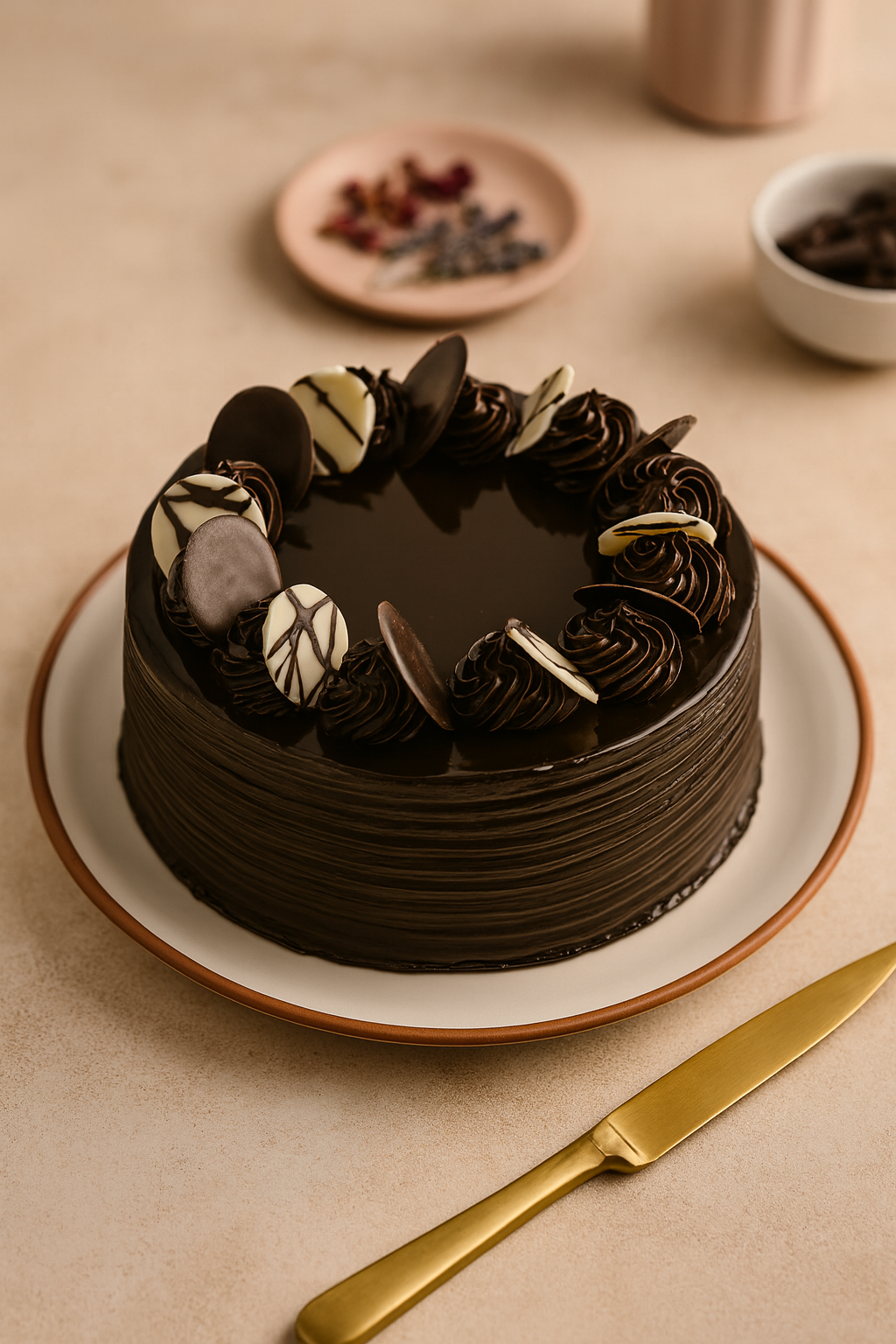 CHOCOLATE TRUFFLE CAKE